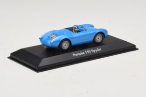 Porsche 550 Spyder Sinine Maxichamps 1:43 940066031 Metall - pilt 2/5
