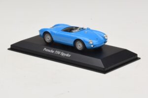 Porsche 550 Spyder Sinine Maxichamps 1:43 940066031 Metall - pilt 3/5