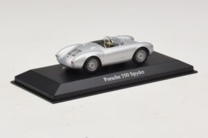 Porsche 550 Spyder Hõbe Maxichamps 1:43 940066030 Metall - pilt 2/5
