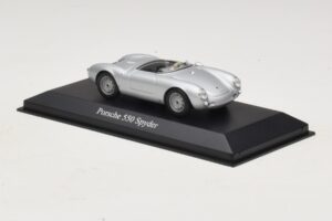 Porsche 550 Spyder Hõbe Maxichamps 1:43 940066030 Metall - pilt 3/5