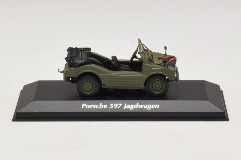 Porsche 597 Jagdwagen Oliiviroheline Maxichamps 1:43 940065300 Metall