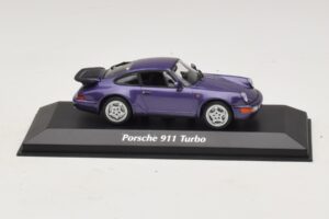 Porsche 911 964 Turbo Lilla Metallik Maxichamps 1:43 940069100 Metall