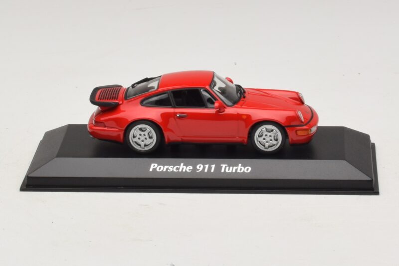 Porsche 911 964 Turbo Punane Maxichamps 1:43 940069102 Metall