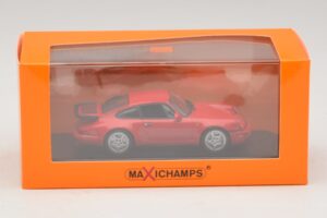 Porsche 911 964 Turbo Punane Maxichamps 1:43 940069102 Metall - pilt 5/5
