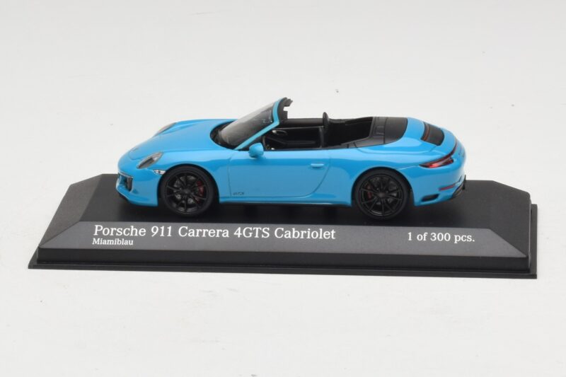 Porsche 911 991.1 Carrera 4 GTS Kabriolett Sinine Minichamps 1:43 410067332 Metall