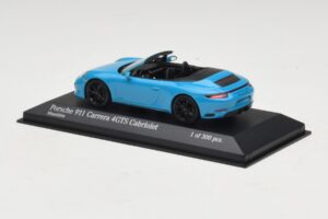Porsche 911 991.1 Carrera 4 GTS Kabriolett Sinine Minichamps 1:43 410067332 Metall - pilt 3/5