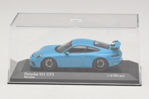 Porsche 911 991.1 GT3 Sinine Minichamps 1:43 410066022 Metall - pilt 4/5