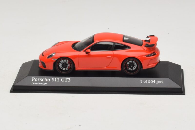 Porsche 911 991.1 GT3 Oranž Minichamps 1:43 410066024 Metall