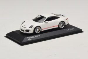 Porsche 911 991.1 R Valge Minichamps 1:43 410066221 Metall - pilt 2/5