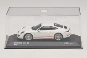 Porsche 911 991.1 R Valge Minichamps 1:43 410066221 Metall - pilt 4/5