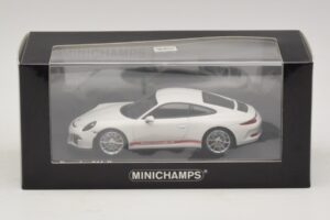 Porsche 911 991.1 R Valge Minichamps 1:43 410066221 Metall - pilt 5/5