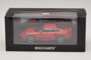 Porsche 911 991.1 Turbo S Punane Minichamps 1:43 410067170 Metall - pilt 5/5