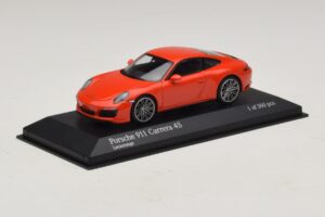 Porsche 911 991.2 Carrera 4S Oranž Minichamps 1:43 410067241 Metall - pilt 2/5