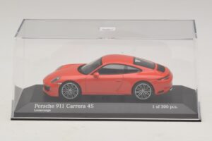 Porsche 911 991.2 Carrera 4S Oranž Minichamps 1:43 410067241 Metall - pilt 4/5