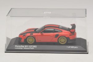 Porsche 911 991.2 GT2 RS Weissach Package Oranž Minichamps 1:43 410067224 Metall - pilt 4/5