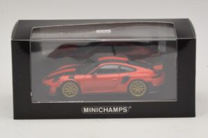Porsche 911 991.2 GT2 RS Weissach Package Oranž Minichamps 1:43 410067224 Metall - pilt 5/5