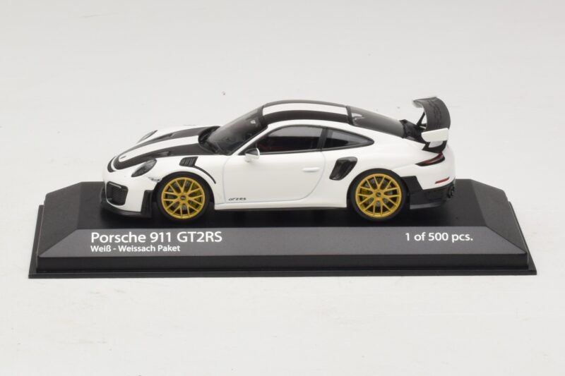 Porsche 911 991.2 GT2 RS Weissach Package Valge Minichamps 1:43 410067222 Metall