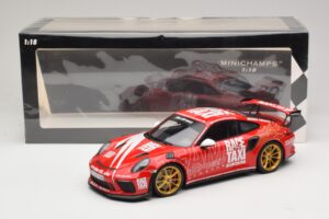 Porsche 911 991.2 GT3 RS GerSpeed Race Taxi Minichamps 1:18 155068227 Metall - pilt 6/6