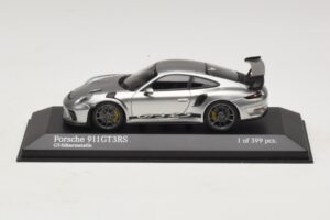 Porsche 911 991.2 GT3 RS Hõbedane Minichamps 1:43 410067020 Metall