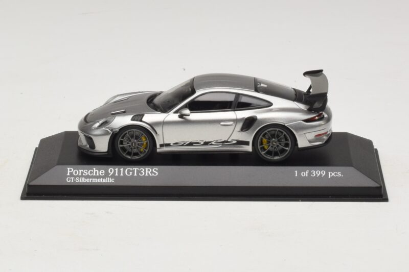 Porsche 911 991.2 GT3 RS Hõbedane Minichamps 1:43 410067020 Metall