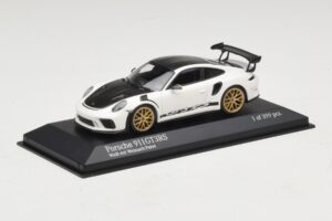 Porsche 911 991.2 GT3 RS Valge Weissach Package'iga Minichamps 1:43 410067022 Metall - pilt 2/5