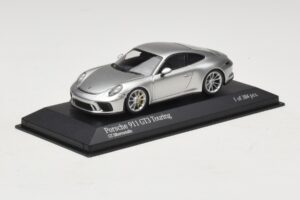 Porsche 911 991.2 GT3 Touring Hõbe Minichamps 1:43 410067422 Metall - pilt 2/5