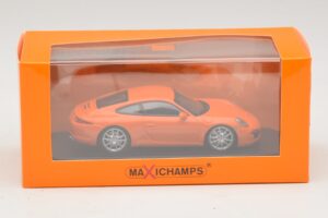 Porsche 911 991 Carrera S Oranž Maxichamps 1:43 940060221 Metall - pilt 5/5