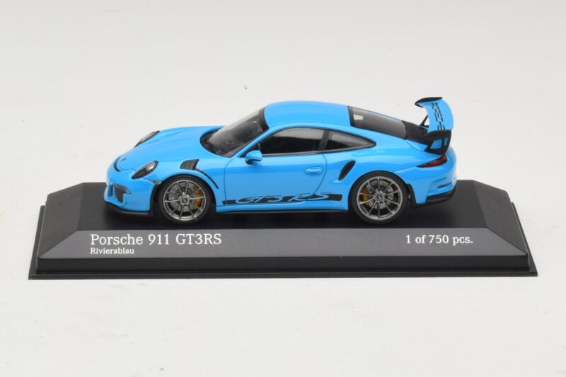 Porsche 911 991 GT3 RS Sinine Minichamps 1:43 410063222 Metall