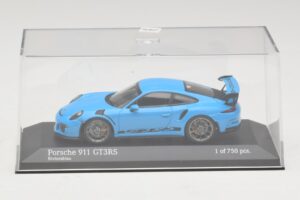 Porsche 911 991 GT3 RS Sinine Minichamps 1:43 410063222 Metall - pilt 4/5