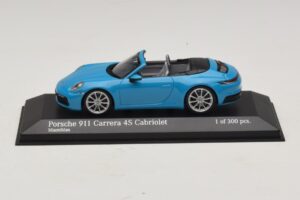 Porsche 911 992 Carrera 4S Kabriolett Sinine Minichamps 1:43 410069332 Metall