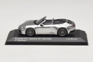 Porsche 911 992 Carrera 4S Kabriolett Hõbe Minichamps 1:43 410069330 Metall