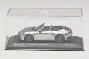 Porsche 911 992 Carrera 4S Kabriolett Hõbe Minichamps 1:43 410069330 Metall - pilt 4/5