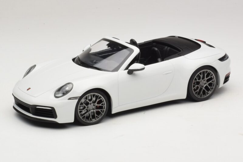 Porsche 911 992 Carrera 4S Kabriolett Valge Minichamps 1:18 155067330 Metall