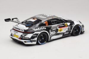 Porsche 911 992 Rally GT #17 C. De Cecco / J. Humblet Rallye de Wallonie 2025 IXO 1:18 18RMC255 Metall - pilt 2/6