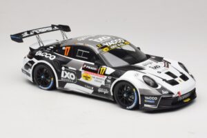Porsche 911 992 Rally GT #17 C. De Cecco / J. Humblet Rallye de Wallonie 2025 IXO 1:18 18RMC255 Metall - pilt 4/6