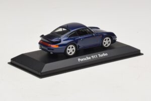 Porsche 911 993 Turbo Blue Metallic Maxichamps 1:43 940069201 Metall - pilt 2/5