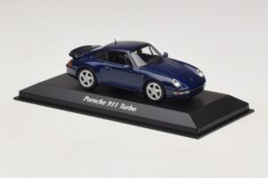 Porsche 911 993 Turbo Blue Metallic Maxichamps 1:43 940069201 Metall - pilt 3/5