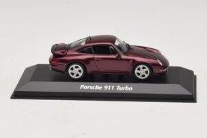 Porsche 911 993 Turbo Punane Metallik Maxichamps 1:43 940069200 Metall