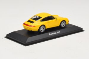 Porsche 911 993 Kollane Maxichamps 1:43 940063000 Metall - pilt 2/5