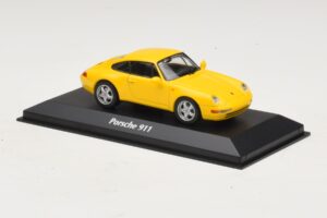 Porsche 911 993 Kollane Maxichamps 1:43 940063000 Metall - pilt 3/5