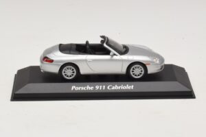 Porsche 911 996 Kabriolett Hõbe Maxichamps 1:43 940061031 Metall