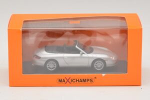 Porsche 911 996 Kabriolett Hõbe Maxichamps 1:43 940061031 Metall - pilt 5/5