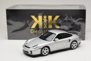 Porsche 911 996 GT2 Hõbedane KK-Scale 1:18 KKDC181451 Metall - pilt 6/6