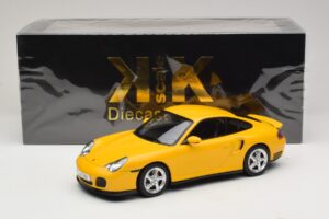 Porsche 911 996 Turbo Kollane KK-Scale 1:18 KKDC181473 Metall - pilt 6/6