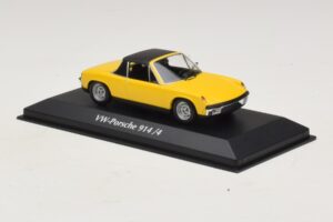 Porsche 914/4 Kollane Maxichamps 1:43 940065661 Metall - pilt 3/5