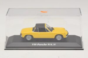 Porsche 914/4 Kollane Maxichamps 1:43 940065661 Metall - pilt 4/5