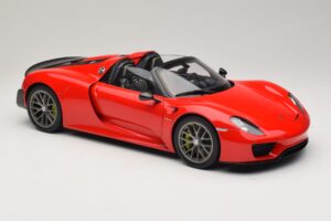 Porsche 918 Spyder Weissach Package Guards Red AUTOart 1:12 12122 Metall - pilt 6/8