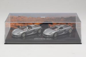 Porsche Carrera GT Spider & Kupee Komplekt Hõbedane Minichamps 1:43 WAP02010314 Metall - pilt 4/5