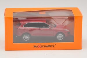 Porsche Cayenne 958 Punane Maxichamps 1:43 940063200 Metall - pilt 5/5