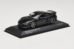 Porsche Cayman GT4 981 Black Metallic Minichamps 1:43 410066121 Metall - pilt 2/5